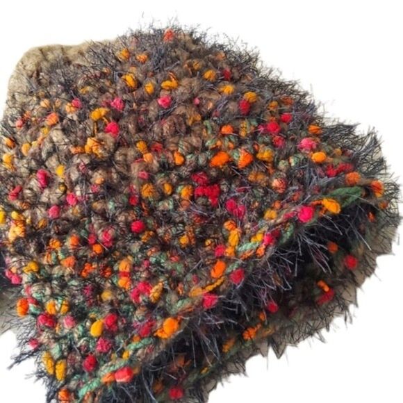 RARE Unbranded Beanie Winter Hat Long Tail - Picture 2 of 3